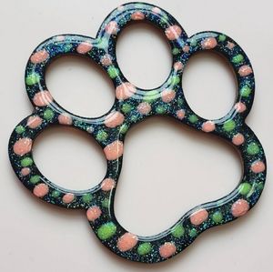 Handmade Paw Print Decor Accessory